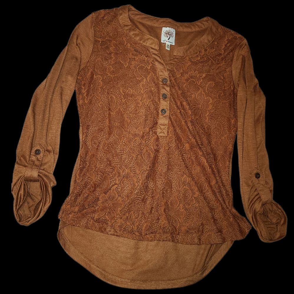 Self esteem blouse, XS, Rust color